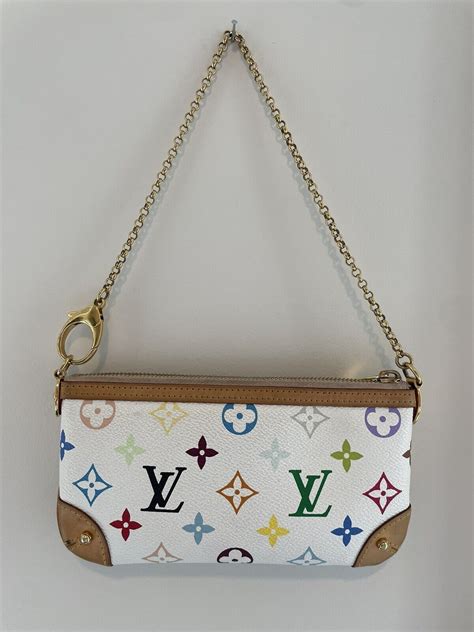 multicolor pochette louis vuitton|LOUIS VUITTON Multicolor Pochette Milla MM White.